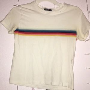 brandy melville rainbow top